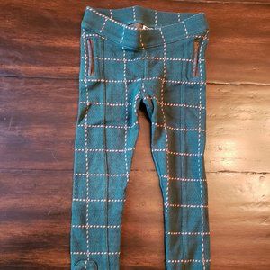 Green plaid pants
